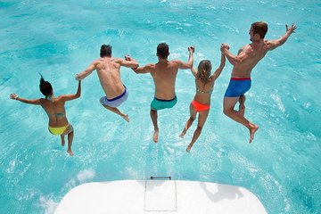 8-Hour Private 50' Azimut 2-Stop Tour to Palancar Beach w/Food, Drinks & Snorkel