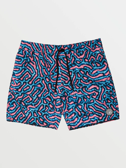 Men's Volcom Coral Morph Trunk 17" Boardshort - Pink