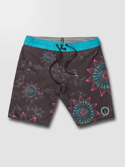 Men's Volcom Star Shields Stoney 18" Boardshort - BLACK