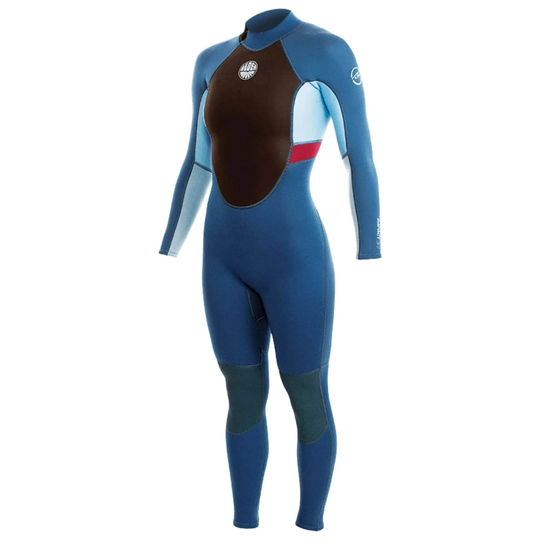 Alder Womens Impact 3/2mm Full Wetsuit 2021 - Cascade Blue