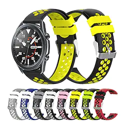 1 pcs Smart Watch Band for Samsung Galaxy Watch 3 Galaxy Watch Gear S3 Frontier Classic 45mm 46mm, 22mm Watch Band 22mm Silicone Smartwatch Strap Soft Elastic Breathable Sport Band Replacement Lightinthebox