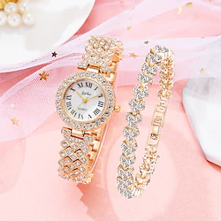 Women Quartz Watch Analog Quartz Stylish Glitter Fashion Sparkle With Jewelry Stainless Steel Alloy Romantic Series Fashion Wrist Watch Lightinthebox