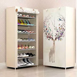 Dustproof Shoe Rack Non-woven Shoe Rack Storage Bag Closet Household Shoe Storage Rack Storage Cabinet 4/5/6/8/10 Layer Lightinthebox