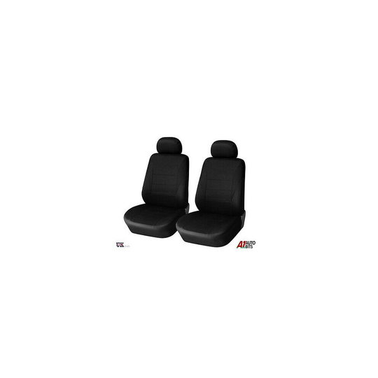 For Peugeot Partner Tepee Expert Boxer Bipper 1+1 Black Front Seat Covers