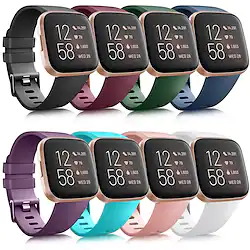 Watch Band for Fitbit Versa Lite / Fitbit Versa 2 /Fitbit Versa Fitbit Modern Buckle Silicone Wrist Strap Lightinthebox