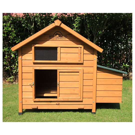 Pets Imperial Savoy/Marlborough Large Chicken Coop Suitable For up 6 Birds With Single Nest Box - Easy Clean Leaning Tray