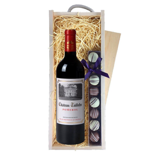 Chateau Taillefer Bordeaux - Pomerol & Truffles, Wooden Box