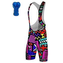 21Grams Men's Cycling Bib Shorts Bike Bib Shorts Bottoms Mountain Bike MTB Road Bike Cycling Sports 3D Pad Cycling Breathable Quick Dry Purple Polyester Spandex Clothing Apparel Bike Wear / Stretchy Lightinthebox