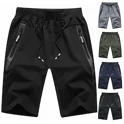 Men's Swim Shorts Swim Trunks Board Shorts Bottoms Breathable Quick Dry Drawstring Zipper Pocket - Swimming Surfing Beach Water Sports Solid Color Summer Lightinthebox