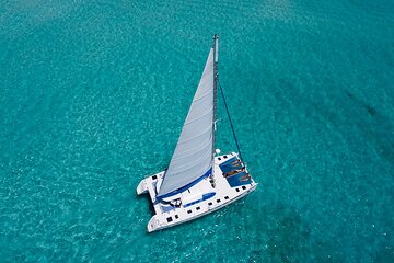 Private Catamaran Tour to Isla Mujeres with Snorkeling from Cancun