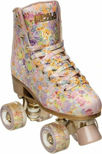 Impala Skate Roller Skates Double Row Roller Skates Cynthia Rowley Floral 37