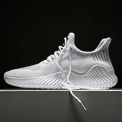 Men's Water Shoes / Water Booties Socks Sneakers Comfort Shoes Athletic Walking Shoes PU Over The Knee Boots Black Gray White Fall Lightinthebox