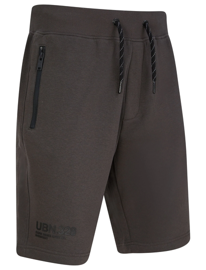 Jogger Shorts Pepys Brushback Fleece Jogger Shorts with Zip Pockets in Asphalt Grey - Dissident / S - Tokyo Laundry