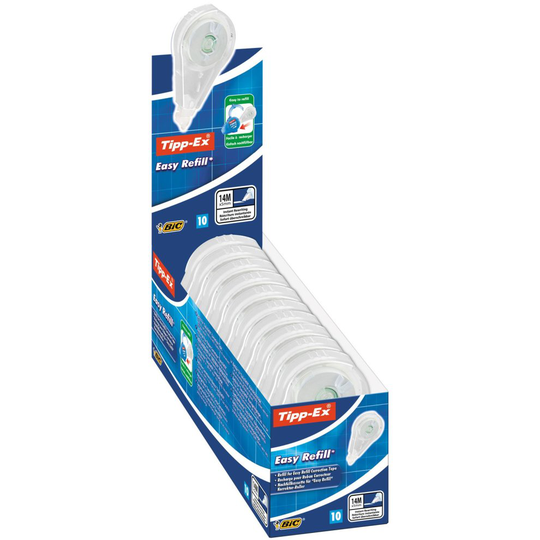 Tipp-Ex Easy Refill Correction Tape 5mm x 14m Refill - Display Box of 10