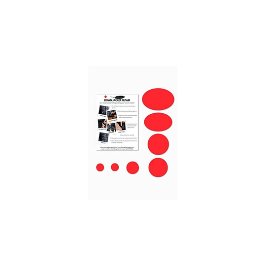 Down Jacket Repair Patch Kit (Self-Adhesive) RED