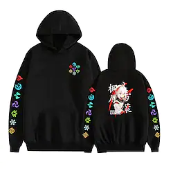 Inspired by Genshin Impact Kaedehara Kazuha Hoodie Cartoon Manga Anime Harajuku Graphic Kawaii Hoodie For Men's Women's Unisex Adults' Hot Stamping 100% Polyester Lightinthebox