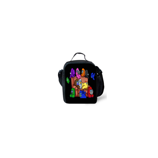 (Lunch bag 1) Among Us insulated insulated lunch bag school outdoor lunch box