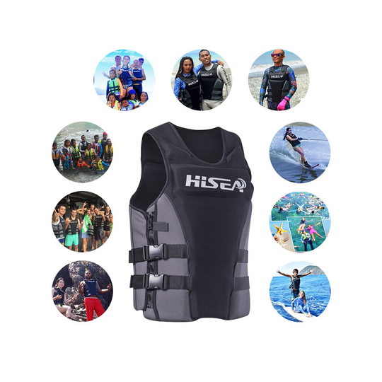 (Adult XL) Neoprene Life Vests Water Sports Fishing Vest Adult Life Jacket Kayaking Boating