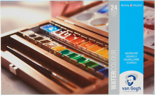 Van Gogh Set of Watercolour Paints 24 pcs