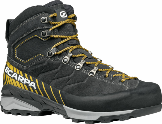 Scarpa Mens Outdoor Shoes Mescalito TRK GTX Dark Anthracite/Mustard 43