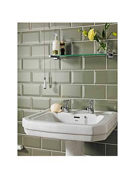 Topps Tiles Metro Sage 10Cm X 20Cm (Box Of 25 Tiles)