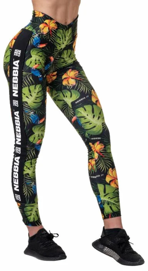 Nebbia High-Waist Performance Leggings Jungle Green L