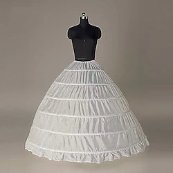 Princess Bride Outlander 1950s Cocktail Dress Vintage Dress All Seasons Dress Petticoat Hoop Skirt Under Skirt Crinoline Prom Dress Women's Girls' Costume Vintage Cosplay Performance Party Ankle Lightinthebox