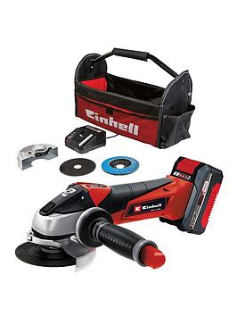 Einhell Power X-Change Expert 18V115Mm Angle Grinder With 2 Discs (1X4,0Ah)