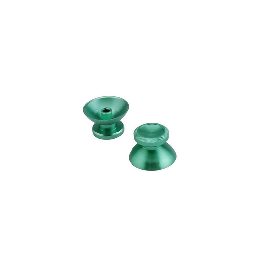 Aluminium Alloy Metal Thumbsticks Analog Sticks Button Grip for Xbox One[Green]