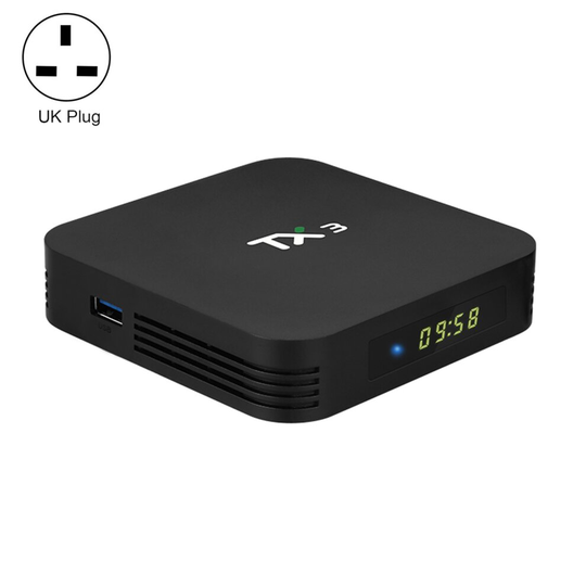 (4GB + 32GB) TANIX TX3 4K Smart TV BOX Android 9.0 Media Player Quad Core Amlogic S905X3
