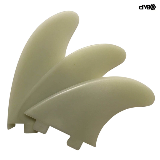 DV8 Basic Thruster Surfboard Fins Size 5 Bone