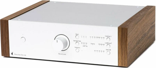 Pro-Ject Phono Box DS2 USB Silver/Walnut