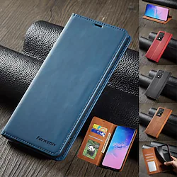 Luxury Leather Magnetic Flip Case for Xiaomi Redmi Note 9 Pro Note 9 Pro Max Xiaomi POCO X3 NFC POCOM3 Mi 10T Pro 10 Lite Note 8 Note 8 Pro Note 7 Note 7 Pro Wallet Phone Protective Case Lightinthebox
