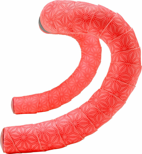 Supacaz Super Sticky Kush TruNeon Coral w/Coral Plugs