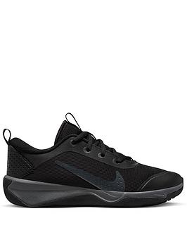 Nike Omni Junior Unisex Trainers, Black/Black, Size 3