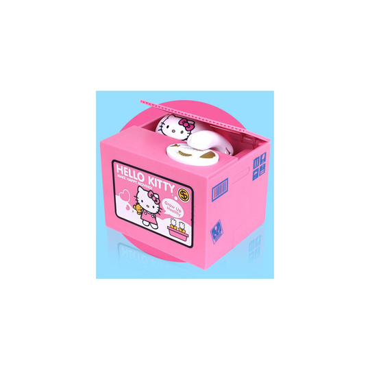 (Hello Kitty) Kids Cartoon Electric Money Box Stealing Money Piggy Bank Toy With Music