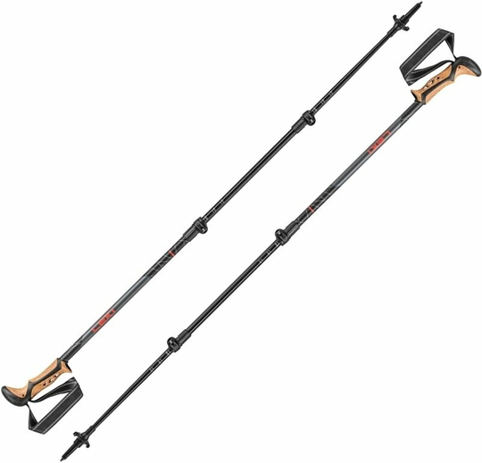Leki Khumbu Dark Anthracite/White/Bright Red 110 - 145 cm