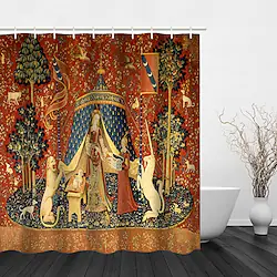 Shower Curtain with Hooks,Figure Boy Girl Bare Pattern Abstract Art Fabric Home Decoration Bathroom Waterproof Shower Curtain with Hook Luxury Modern Lightinthebox