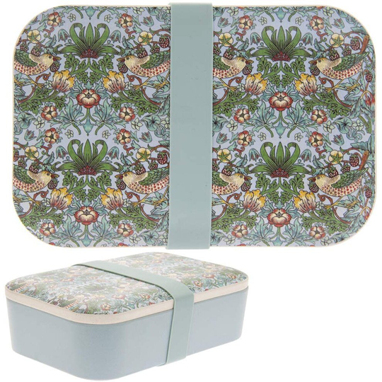 Lesser & Pavey Strawberry Thief Design Bamboo Lunch Box