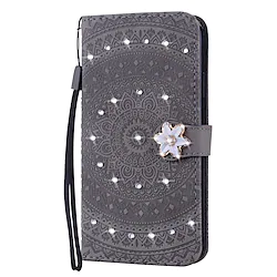 Case For Huawei Applicable to Huawei P30/P30 Pro/P30 Lite/P20/P20 Pro/P20 Lite/Mate20/Mate20 Pro/Mate20 Lite Wallet-type Drill Mandala Embossed Anti-fall Mobile Phone Case Lightinthebox