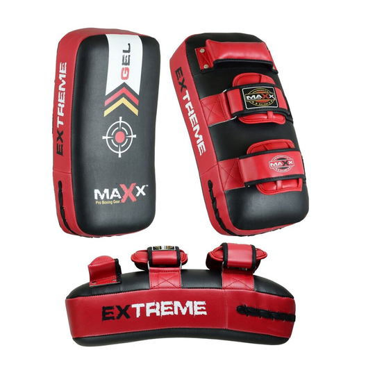 Maxx 1Pair Thai Kick Boxing Strike Curved Arm Pad MMA Muay Punch Shield Kicking