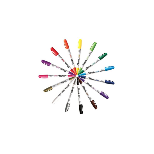 Sharpie Paint Marker Fine Point Oil Based All 15 Color Set
