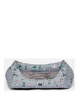 Joules Rainbow Dogs Box Bed - Small