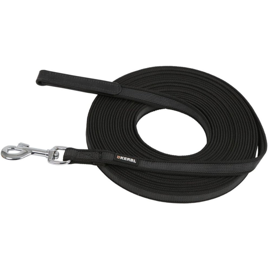 Kerbl Dog Leash Tow Line 10 m Rubber Black 81045