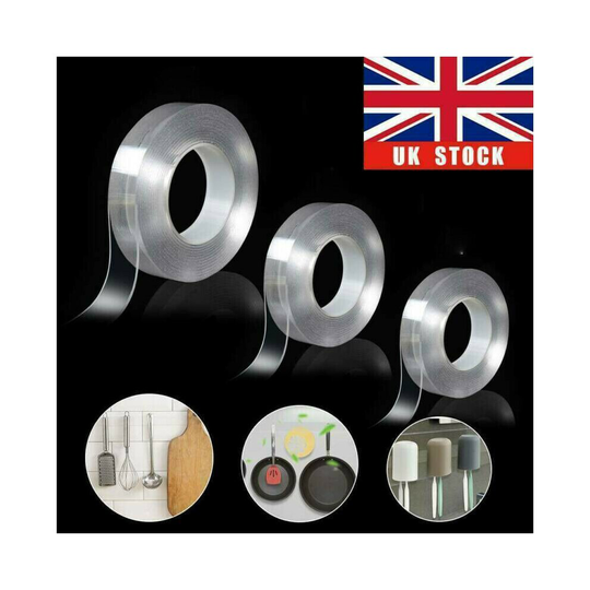 ( Details about nano Tape gel grip Traceless Removable Clea Double-Sided Adhesive washable ) nano Tape gel grip