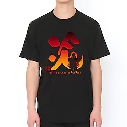 Inspired by Demon Slayer: Kimetsu no Yaiba Mugen Train Rengoku Shinjurou T-shirt Cartoon Manga Anime Harajuku Graphic Kawaii T-shirt For Men's Women's Unisex Adults' Hot Stamping 100% Polyester Lightinthebox