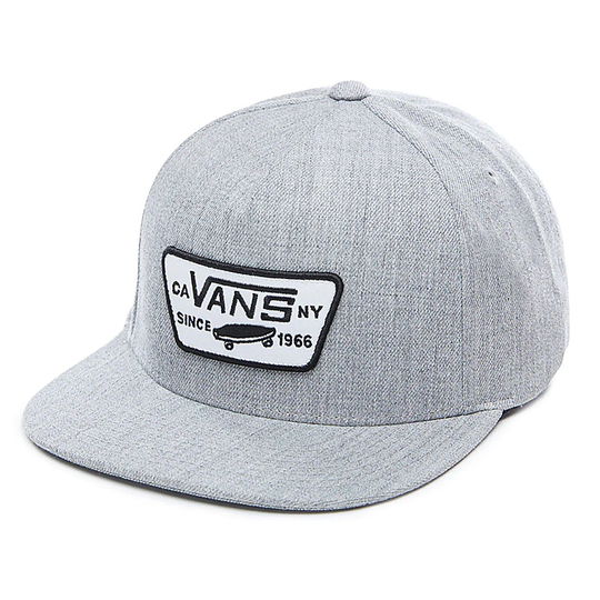 Vans Full Patch Snapback Cap Heather Grey