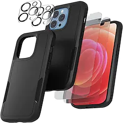Phone Case For Apple Classic Series iPhone 14 13 Pro Max 14 Plus 13 Mini Bumper Frame and Screen Protector Full Body Protective Solid Colored Plastic Lightinthebox
