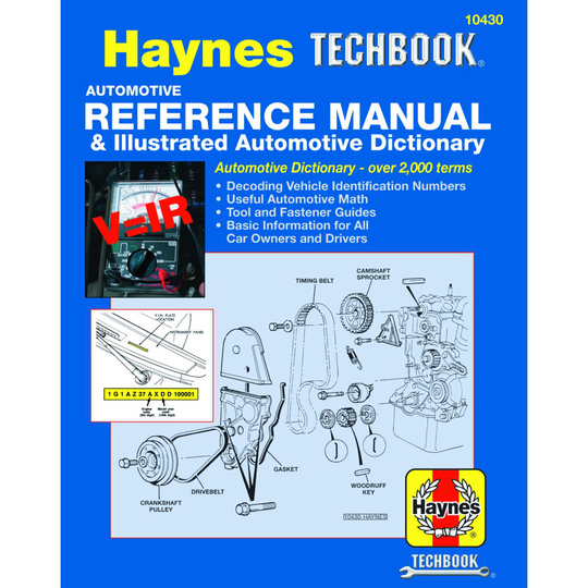 Automotive Reference Manual & Illustrated Automotive Dictionary Haynes Techbook ~