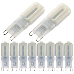 10pcs 5W LED Bi-pin Lights Bulbs 500lm G9 22LED Beads SMD 2835 Dimmable Landscape 50W Halogen Bulb Replacement Warm Cold White 360 Degree Beam Angle 220-240V 110-120V Lightinthebox